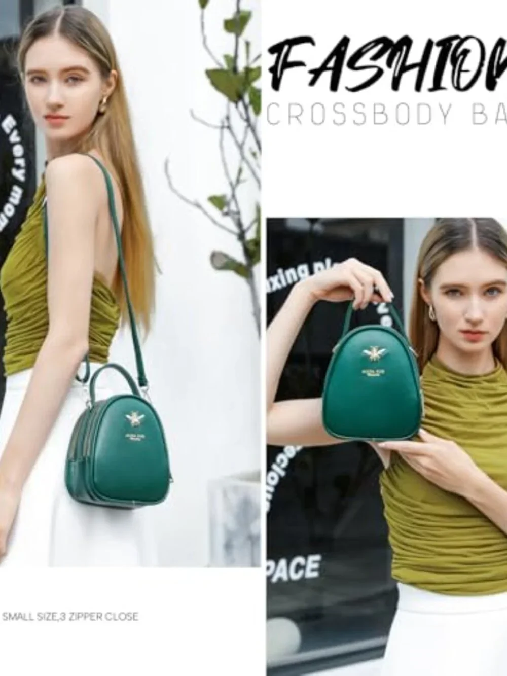 Small Crossbody Bag for Women Stylish Messenger Shoulder Bag Faux Leather